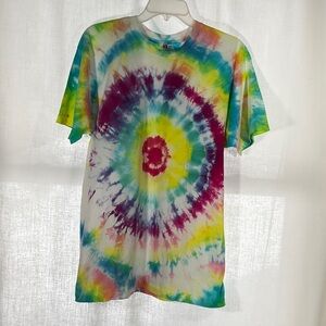 Multicolor Tie-Dye T-Shirt-Size XL